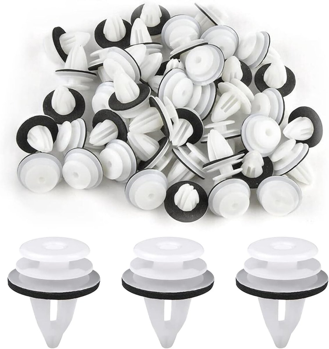 Universele deurtrim clips - 50 stuks - duurzame kunststof - geschikt voor diverse voertuigen - ShopVlot