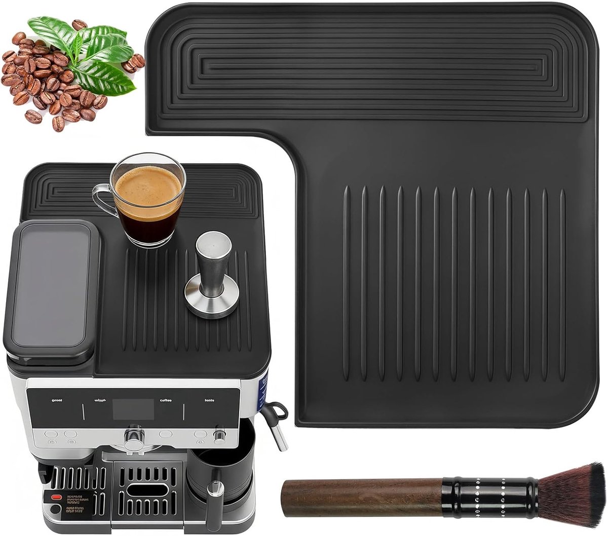Siliconen mat voor espressomachine Ninja Luxe ES601 & ES701 - hittebestendig - antislip - beschermt het oppervlak - ShopVlot