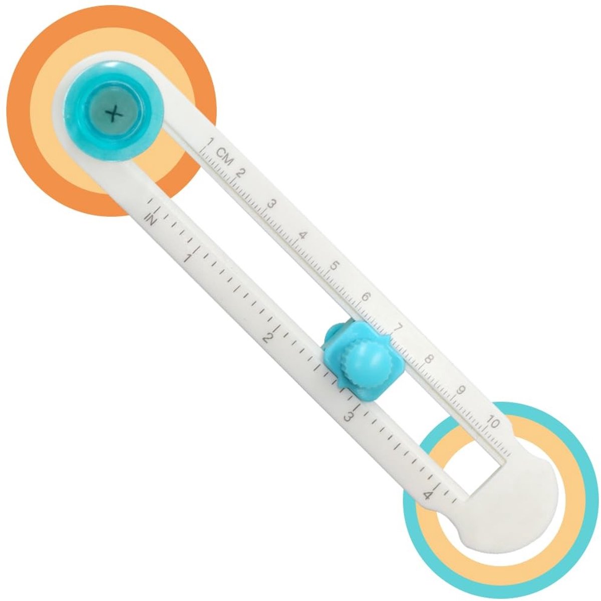 Solidchoice - Verstelbare Cirkel Snijder voor Papier - 2-20 cm