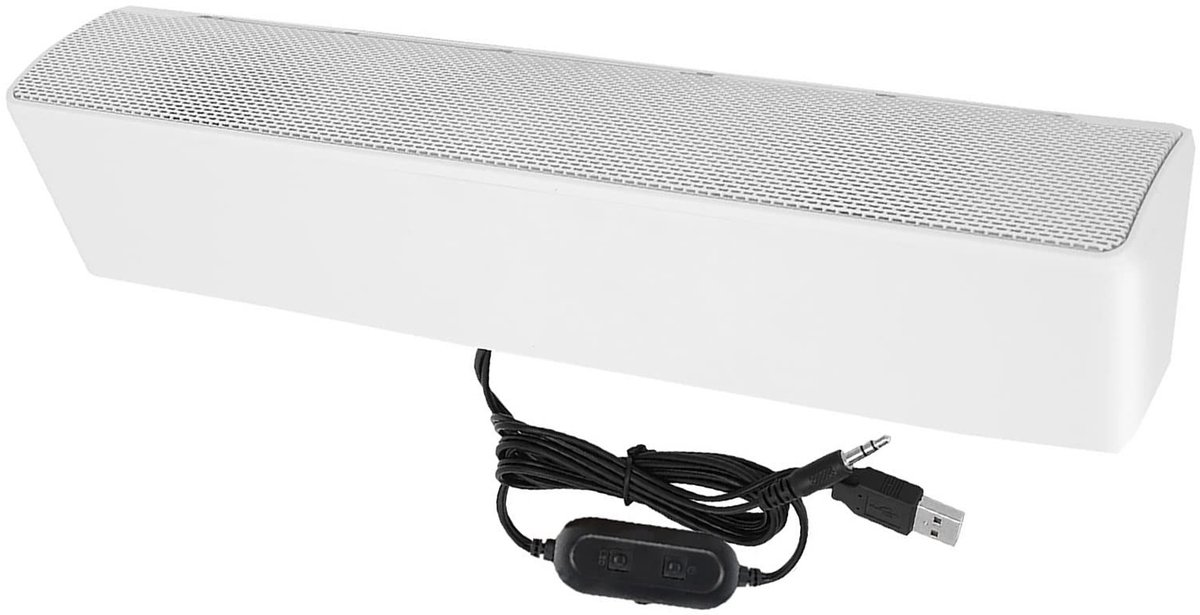 Solidchoice - USB Soundbar met Bass Surround Geluid en 3.5mm Input