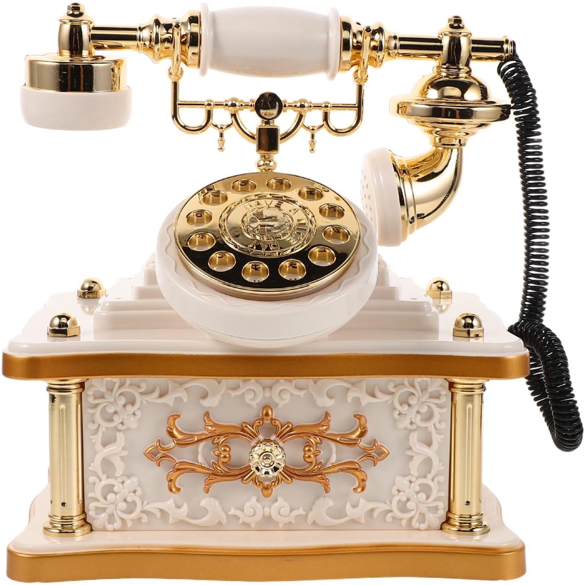 Solidchoice - Retro Vintage Telefoon Muziekdoos voor Decoratie
