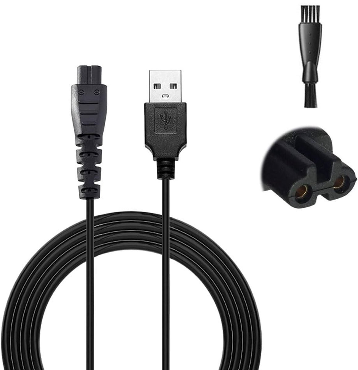 Solidchoice - USB Oplaadkabel voor Elektrische Scheerapparaten