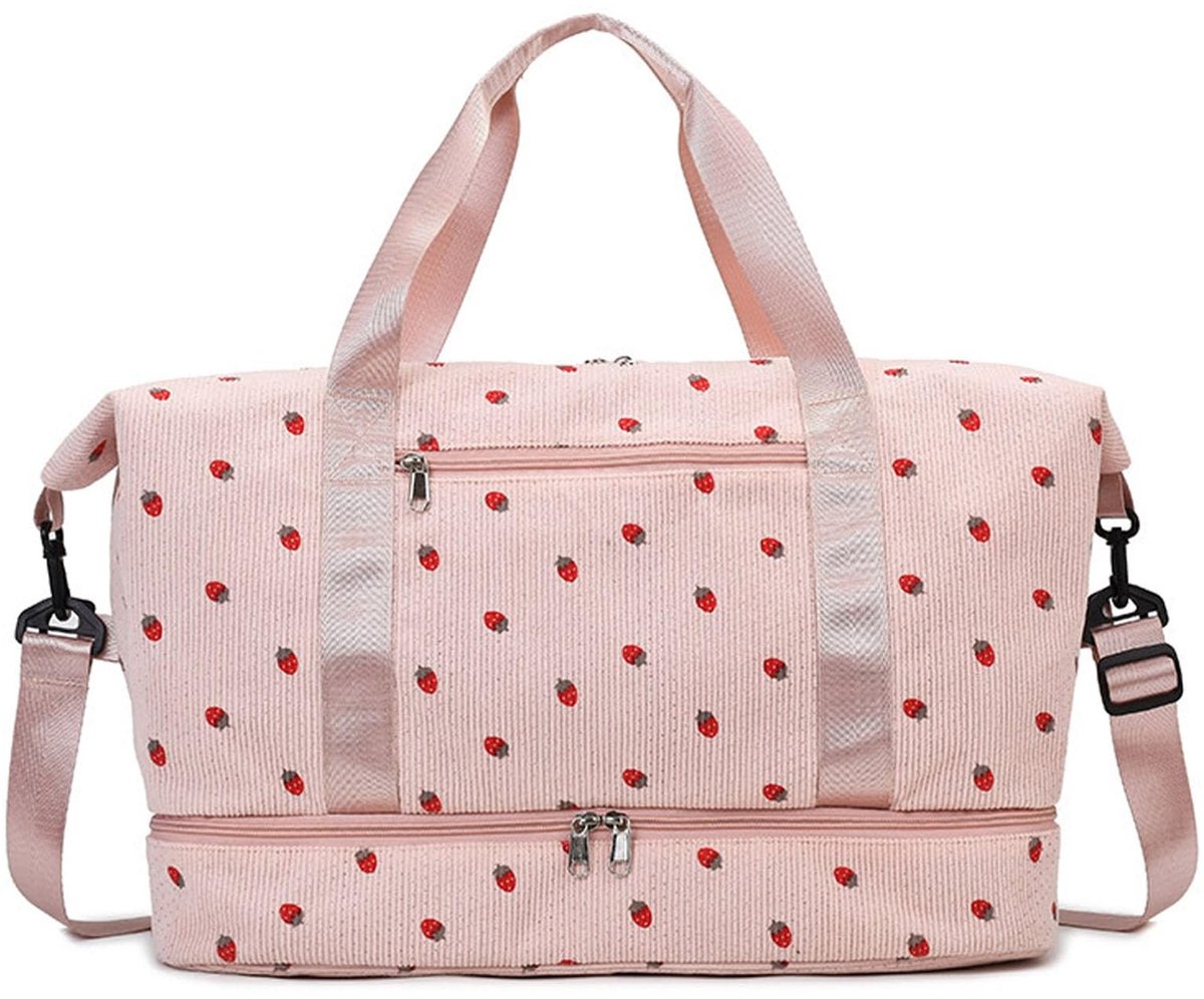 Solidchoice - Sporttas met Schoencompartiment en Nat Vak, 20-35L, Roze