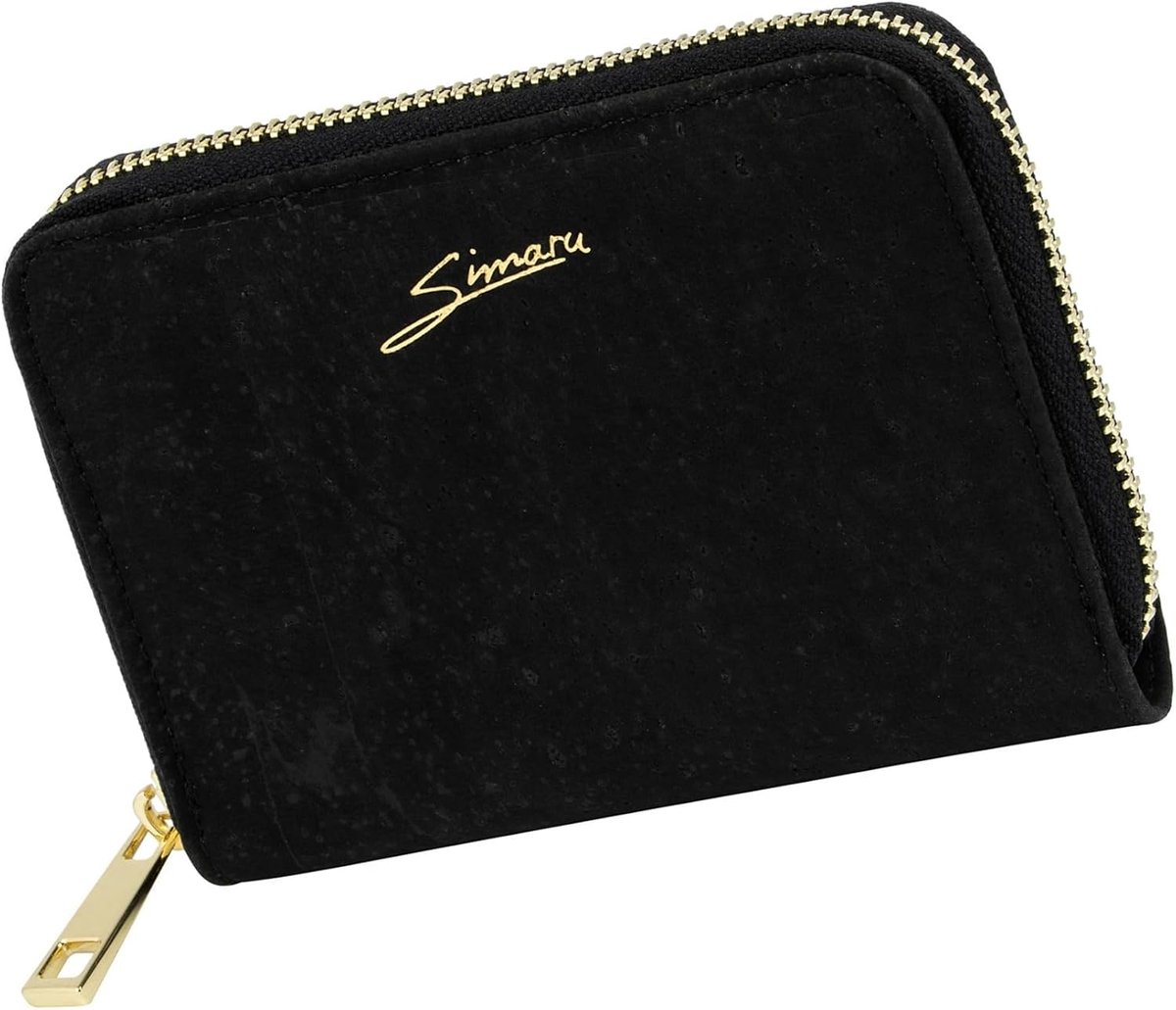 Vegan portemonnee S - kurk - RFID veilig - elegant en compact - ShopVlot