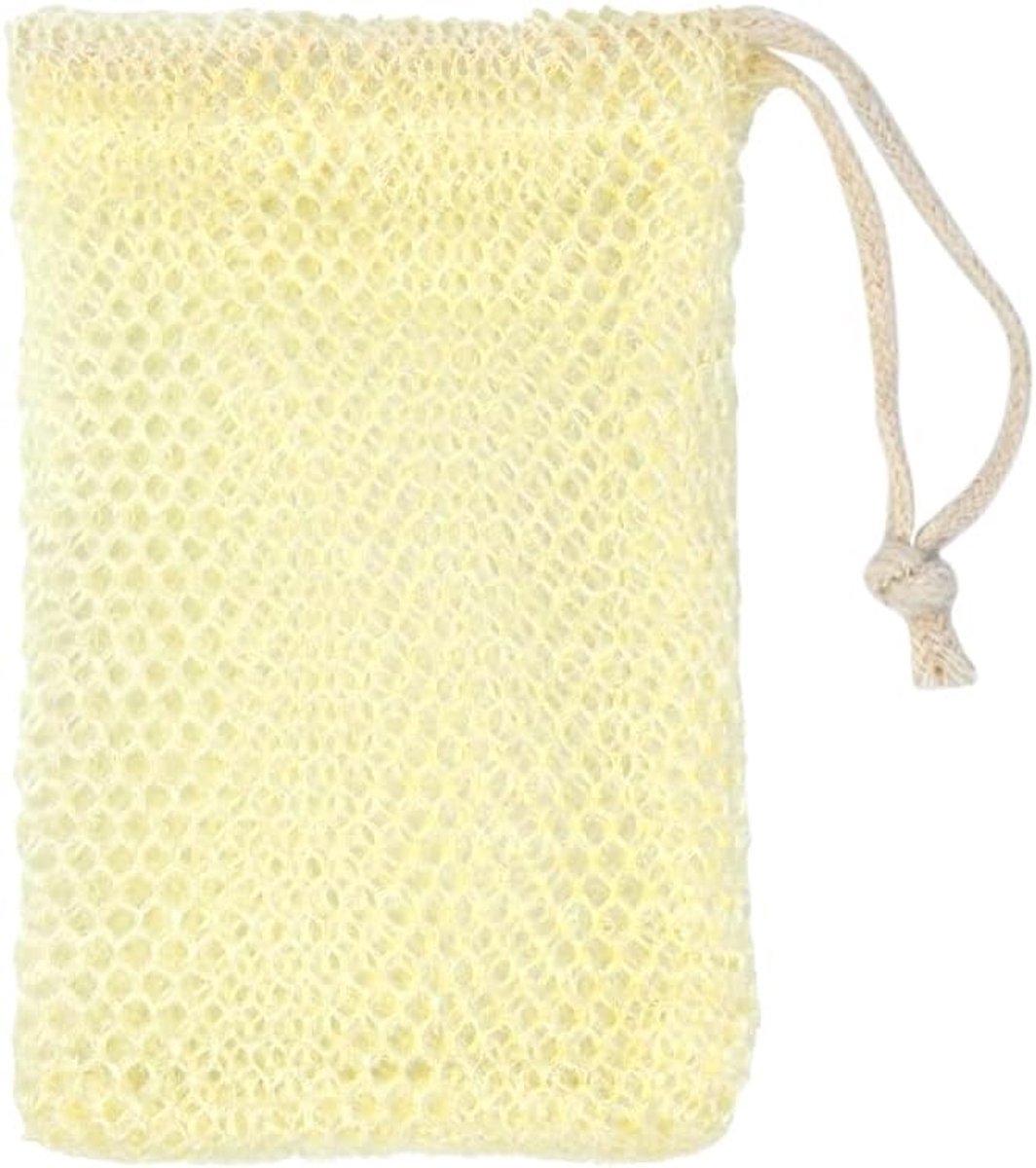 Sisal zeepzakje - Natuurlijk materiaal - Exfoliërend - Rijke schuimproductie - ShopVlot