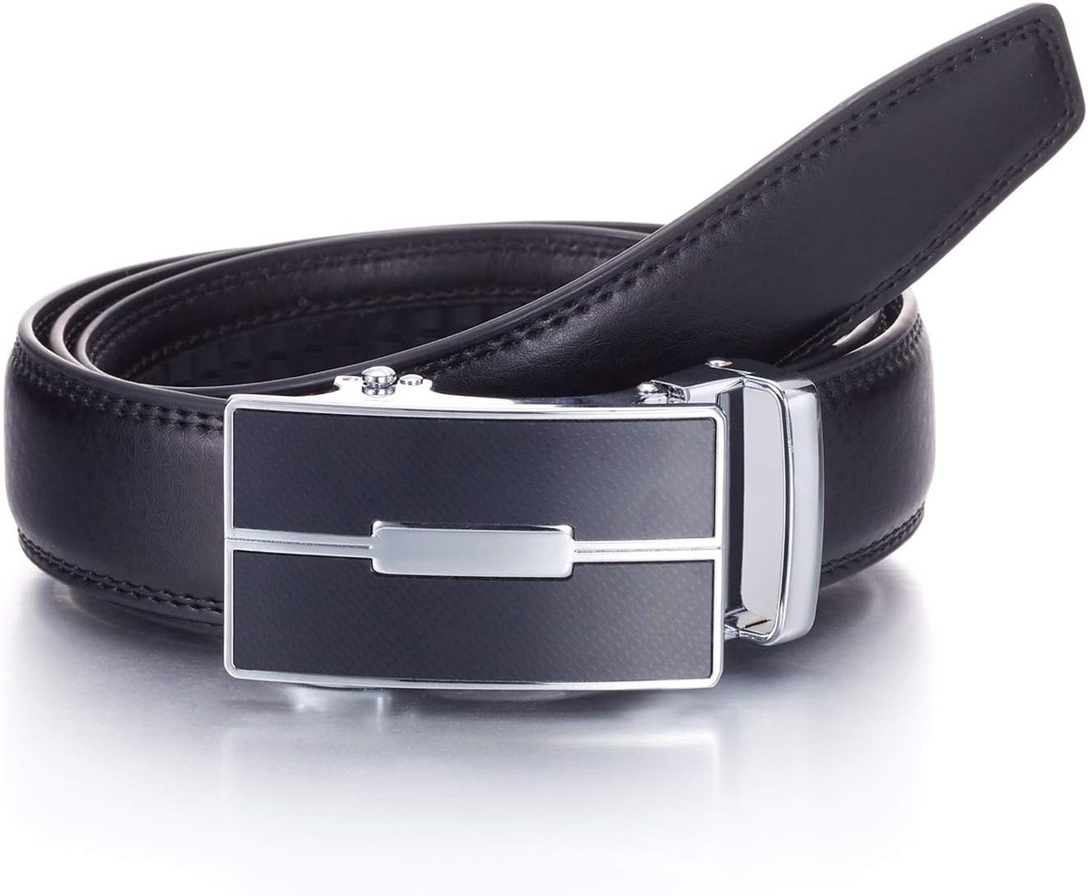 Leren ratchet automatische riem 3cm - zonder gaten - verstelbare maat - perfect voor dagelijks gebruik - ShopVlot