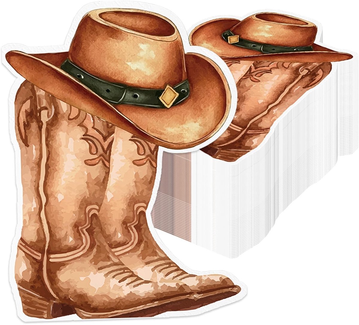 Solidchoice - Cowboy Servetten voor Feestelijke Gelegenheden