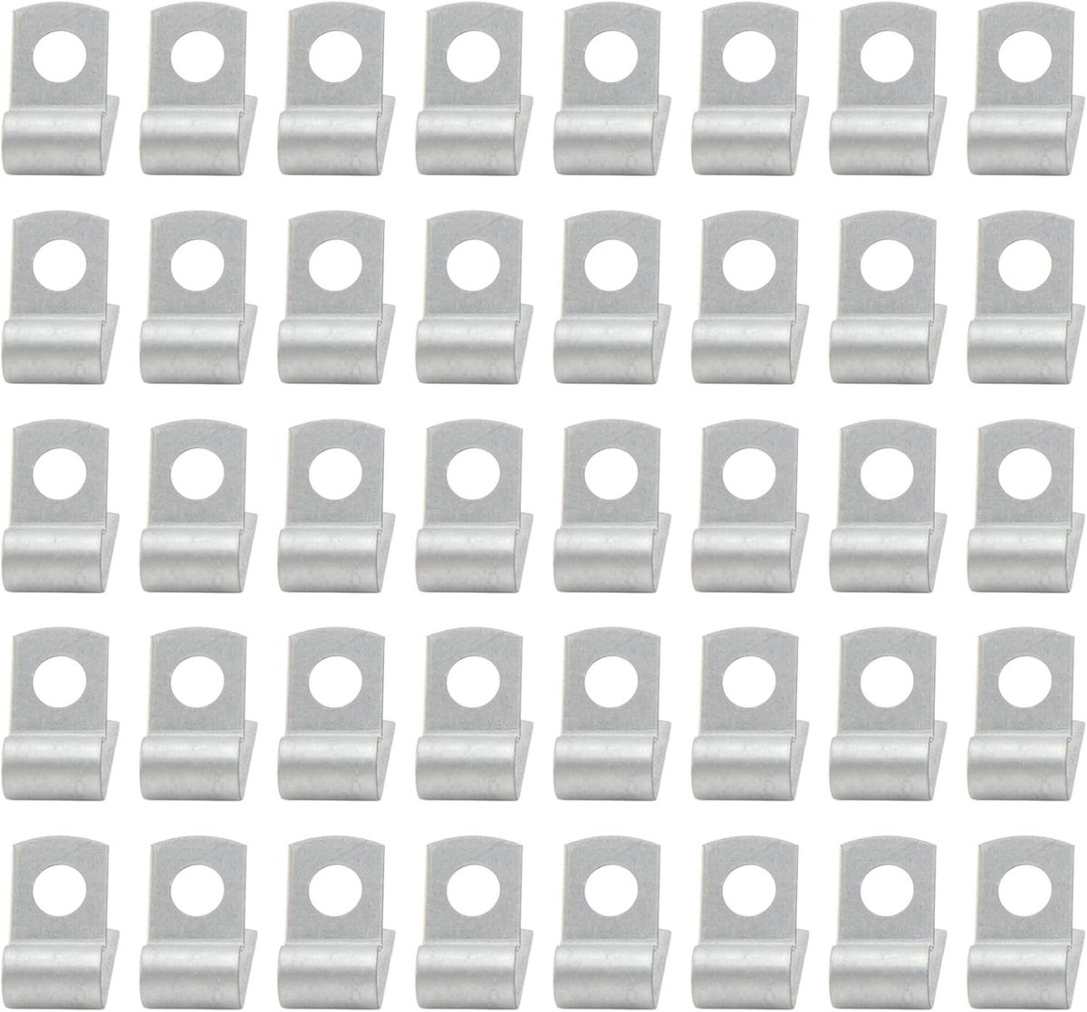 40 stuks sterke metalen brandstofslangklemmen voor het beveiligen van 3/16, 1/4, 5/16 en 3/8 inch slangen in universele motorconversiekits