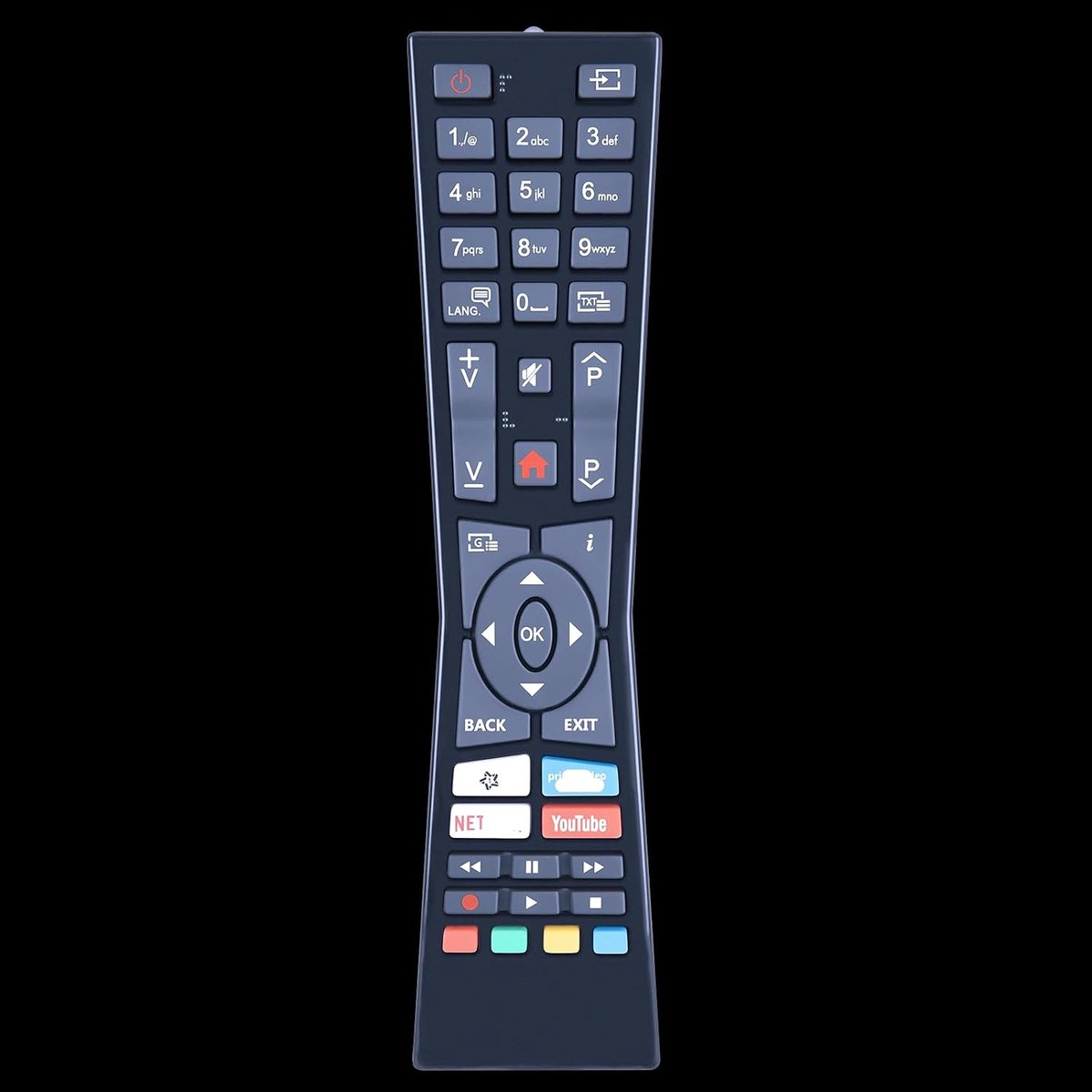 RM-C3337 afstandsbediening geschikt voor JVC LT-32VF52M LT-40VF52M LT-32VH52M LT-43VU63M LT-49VU63M LT-49VU73M 4K UHD - ShopVlot