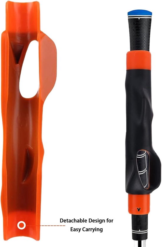 Correctie Grip voor Golftraining, Aligneren van Golfclubs, Handvat voor Verbetering van Golftechniek, Geschikt voor Alle Handgroottes en Clubs — afbeelding 2