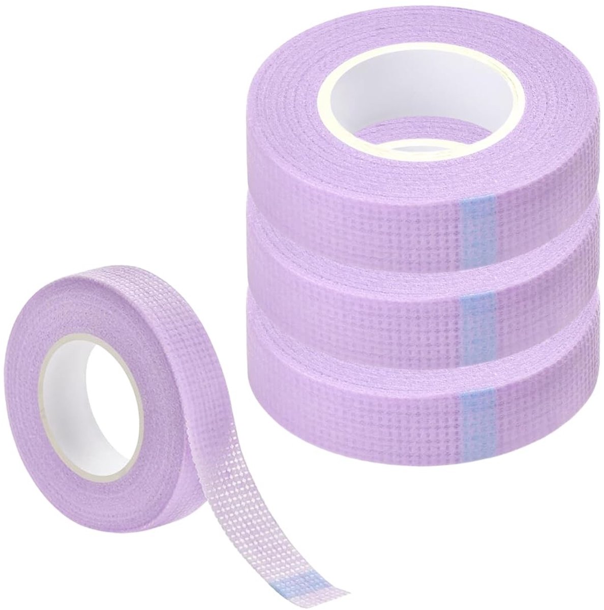3-delige Gezichtstape voor Precisie Schaduw, Ademend Stoffen Band voor Make-up, Ogen, Wimpers en Wenkbrauwen, 12.5 mm x 9 m