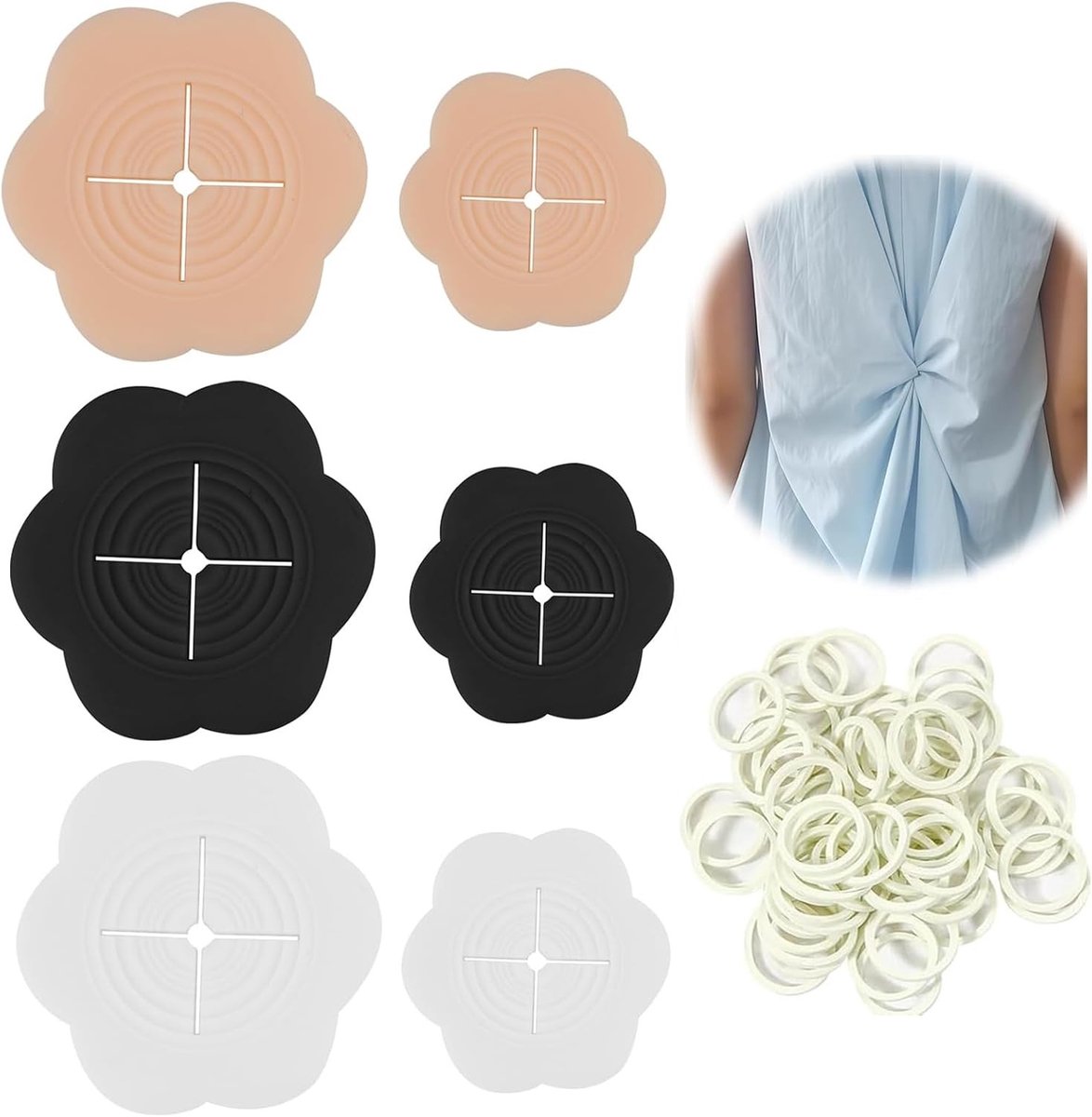 Verstelbare T-Shirt Clip en Onzichtbare Kledingclips voor Dames, Perfecte Waist Shaper en Jurkclips voor een Strakke Pasvorm