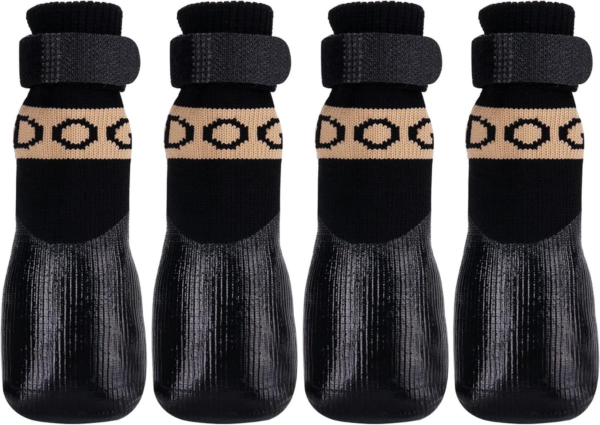 Avaner Paw Protection Dog Shoes, Pack of 4, Outdoor Sports Shoes, Dog Socks, Waterproof Dog Boots with Non-Slip Sole - ShopVlot