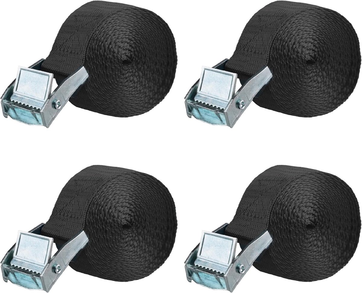 Azarxis Lashing straps for securing luggage racks, Cinch webbing with adjustable heavy duty cam buckle for securing - ShopVlot