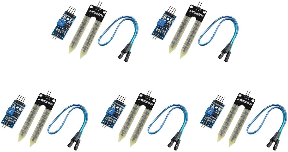 5pcs Soil Hygrometer Detection Module Soil Humidity Water Sensor Automatic Watering System Compatible with Arduino - ShopVlot