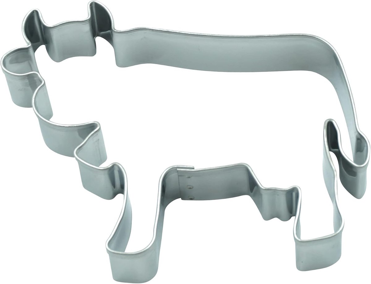 BekkiB - Cutout mold "cow" - approx. 7 cm, cutter made of stainless steel, dishwasher safe - 98 - ShopVlot