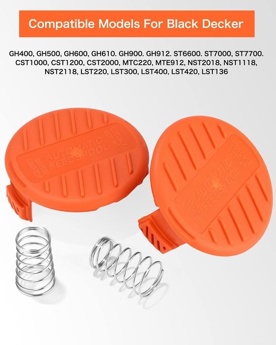 Grastrimmerspoel 14 stuks - Voor Black & Decker trimmers - Inclusief 10 reservespoelen en accessoires - ShopVlot — afbeelding 3