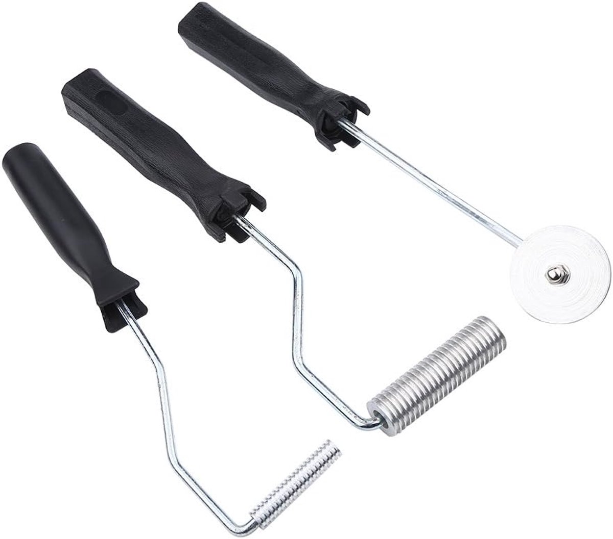 Fiberglass roller set 3-delig - aluminiumlegering - duurzaam - ideaal voor lamineren - ShopVlot