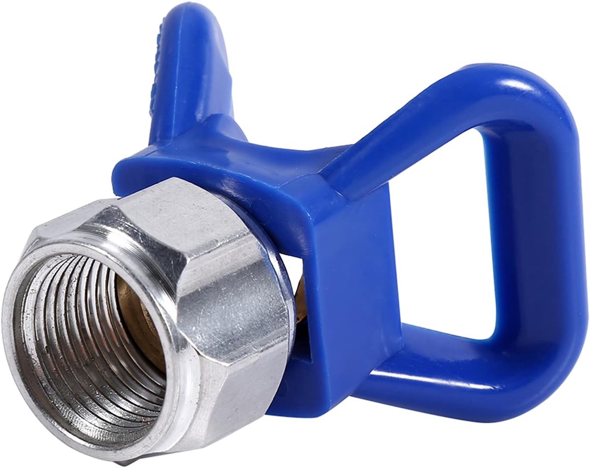 Airless verfspuitmondstukbeveiliging - universeel - blauw/metallic - beschermt spraygun tegen krassen - ShopVlot