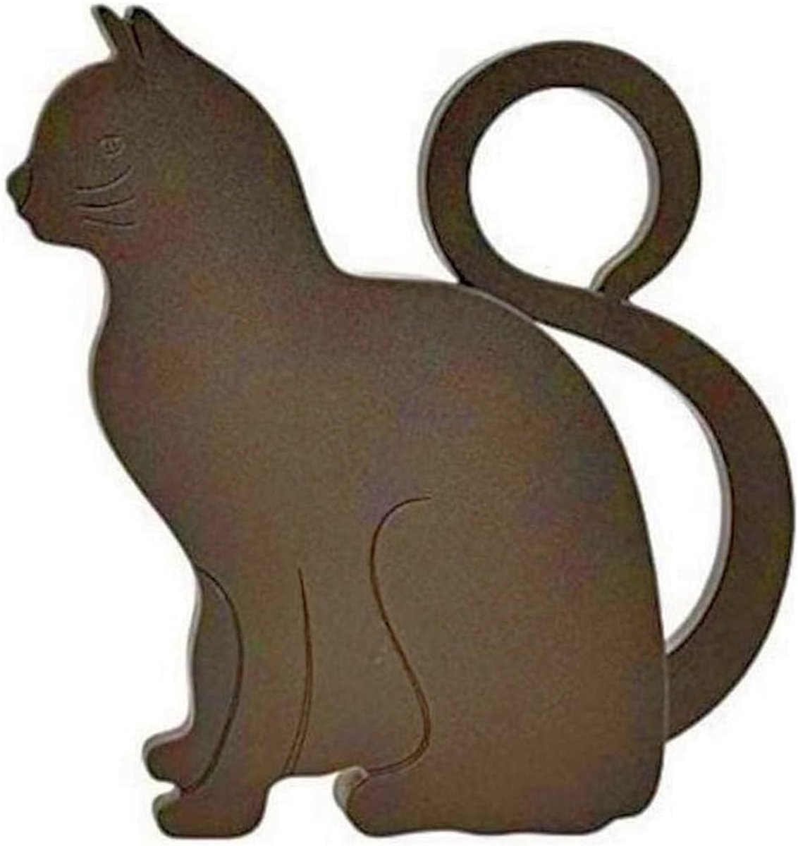 Deurstopper kat plastic 11x9,5x2,5CM - schattige vorm - voorkomt dichtvallen - ideaal voor huisdieren - ShopVlot