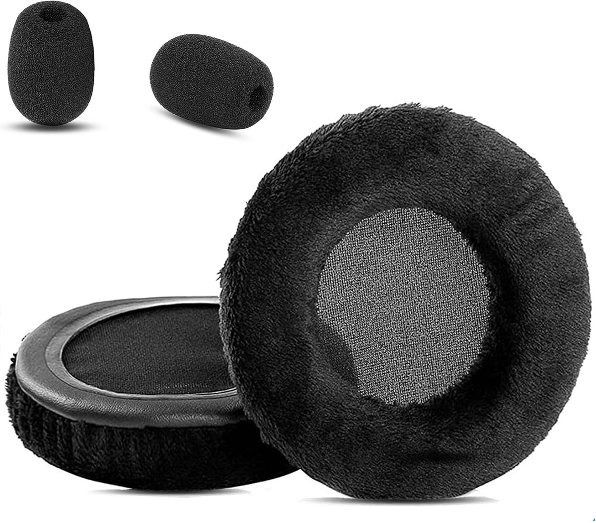 Ear Pads Compatible with Sennheiser MB Pro 1 Pro 2 UC ML Headphones Ear Pads Replacement Cushion (Soft Fabric/High - ShopVlot