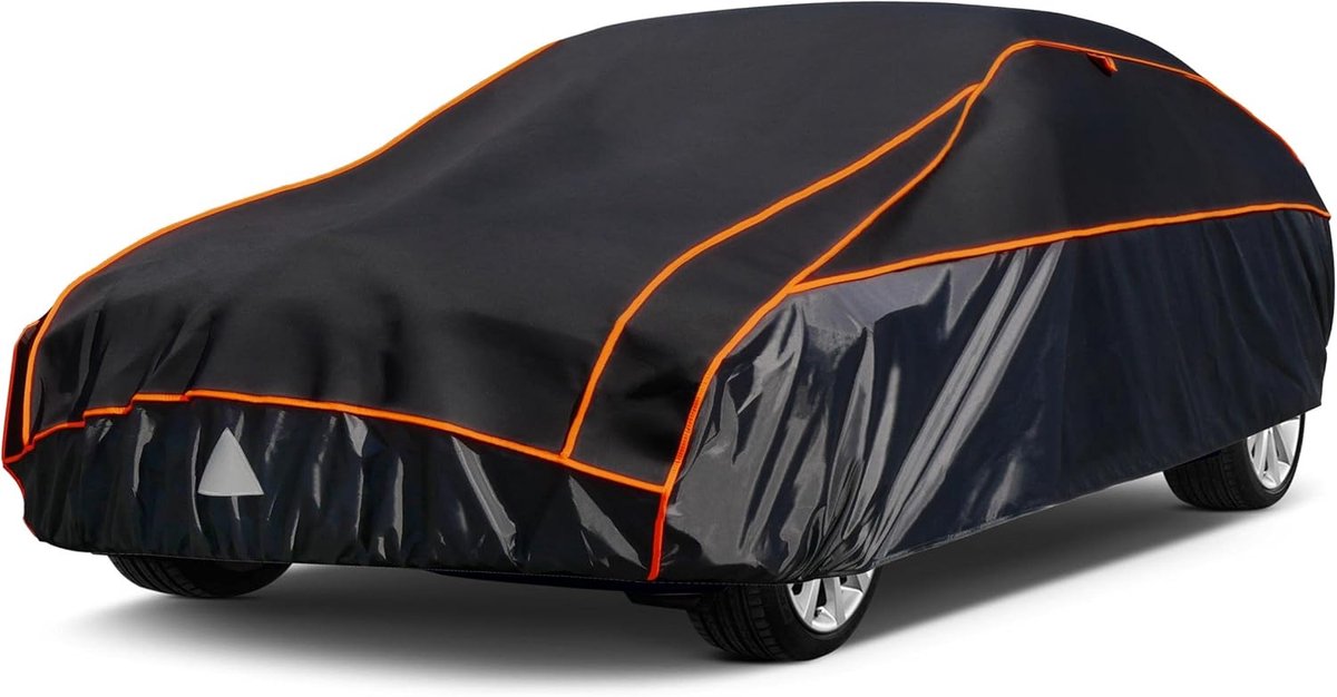 kayme Hail Protection Tarpaulin Car Car Cover Waterproof Breathable Car Hail Protection Garage Cover for Hail Sun Rain - ShopVlot