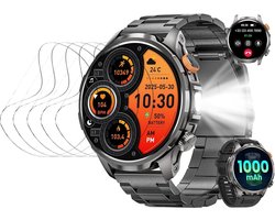 Hydrogel Film 5pcs for DEKELIFE ak90 1.91" Smart Watch Transparent TPU Film Screen Protector Touch Sensitive, HD - ShopVlot
