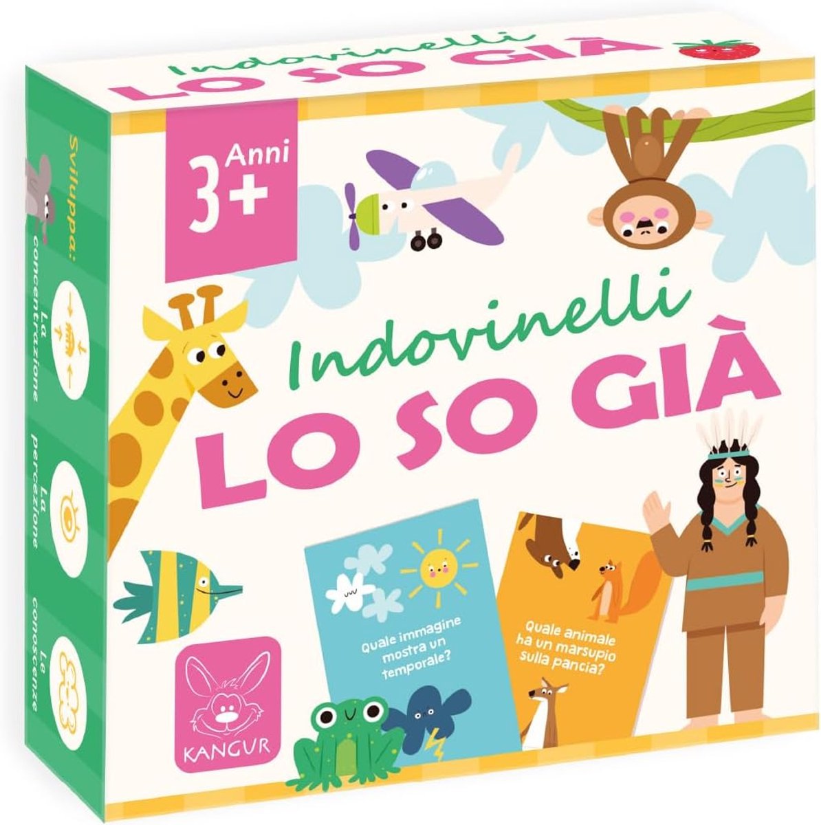 Gioco Educativo Indovinelli Lo So Già per Bambini dai 3 Anni in su Sviluppa Logica Linguaggio e Immaginazione 72 - ShopVlot