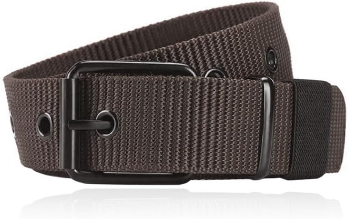 Patterned Canvas Belt - Men, Brown - ShopVlot