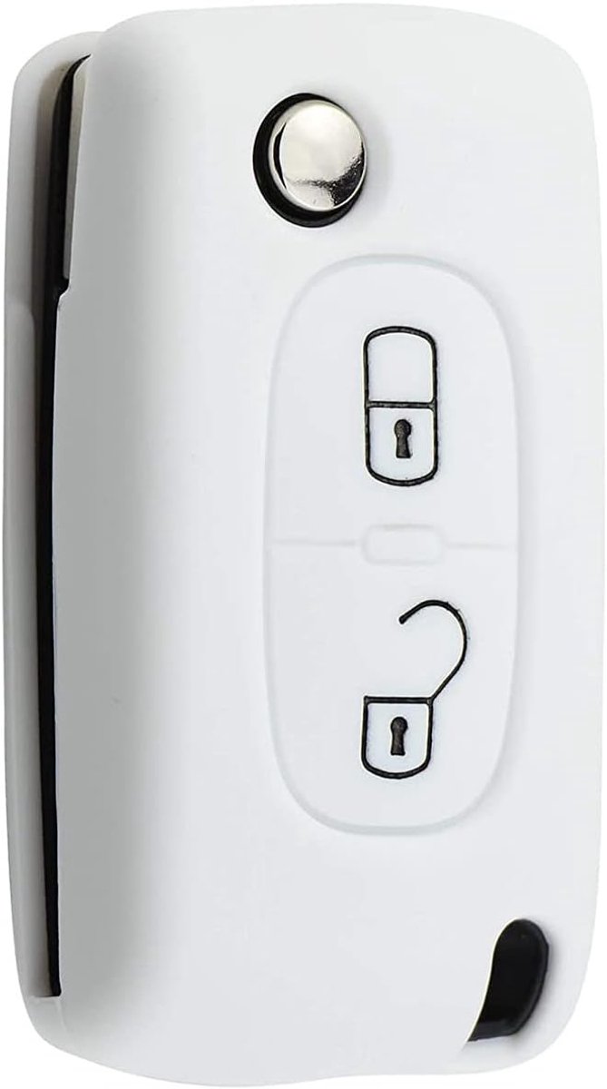 Replacement car key housing compatible with Citroën: C2 from 2006-2010 C3 2006 Berlingo 2008 Peugeot: 407 from - ShopVlot