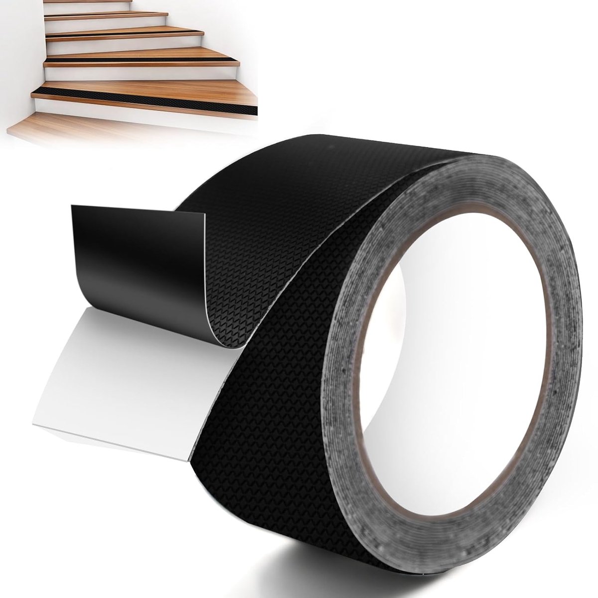 Rubber Grip Band, Ultra Strong Waterproof Non-Slip Band with Textured 5cm x 5m, Black, for DIY Tools, Handles and - ShopVlot