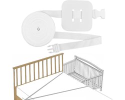 Attachment for Side Bed, Belt for Cot, Box Spring Bed, Edge Protection, Baby Cot, Belt, Accessories Can Be Attached to - ShopVlot