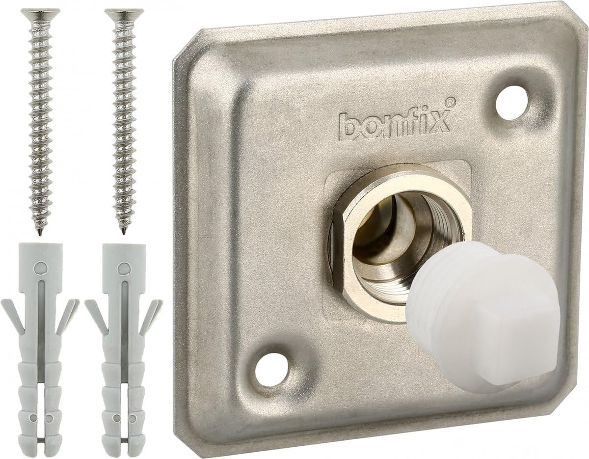 Stainless Steel Facade Panel, 1/2 inch Female Thread x Knel Connection, With Plugs and Screws - ShopVlot