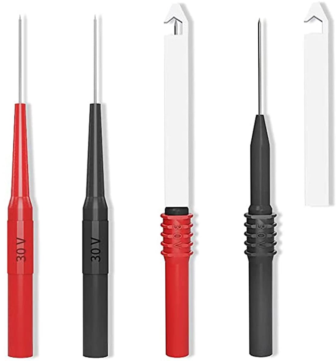Draaddoorsteek probe set - 4-delig - RVS en nylon - Voor auto diagnostiek - ShopVlot