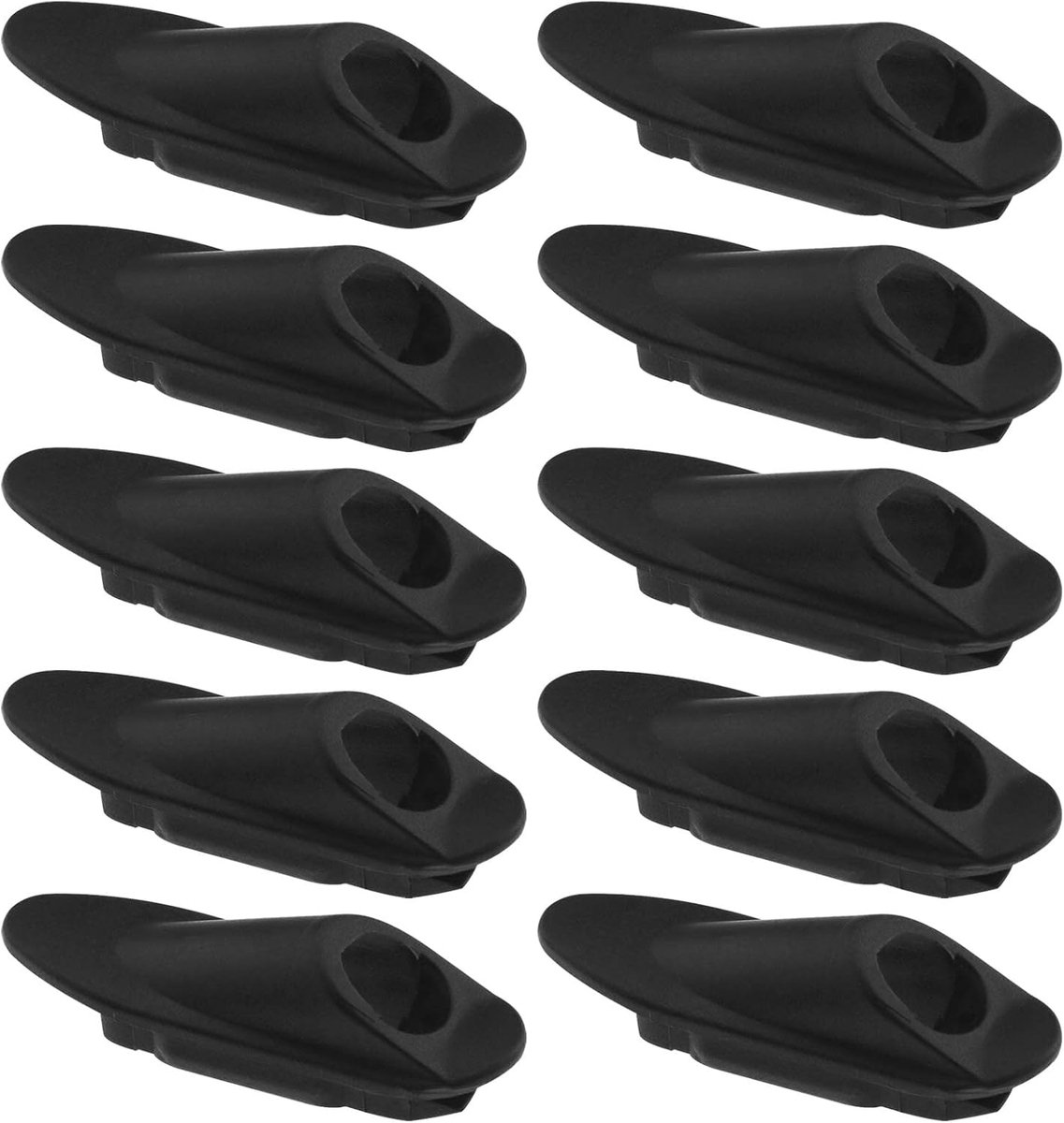 Fiets kabelklemmen 10 stuks - kunststof - stevig en duurzaam - voor nette kabelgeleiding - ShopVlot