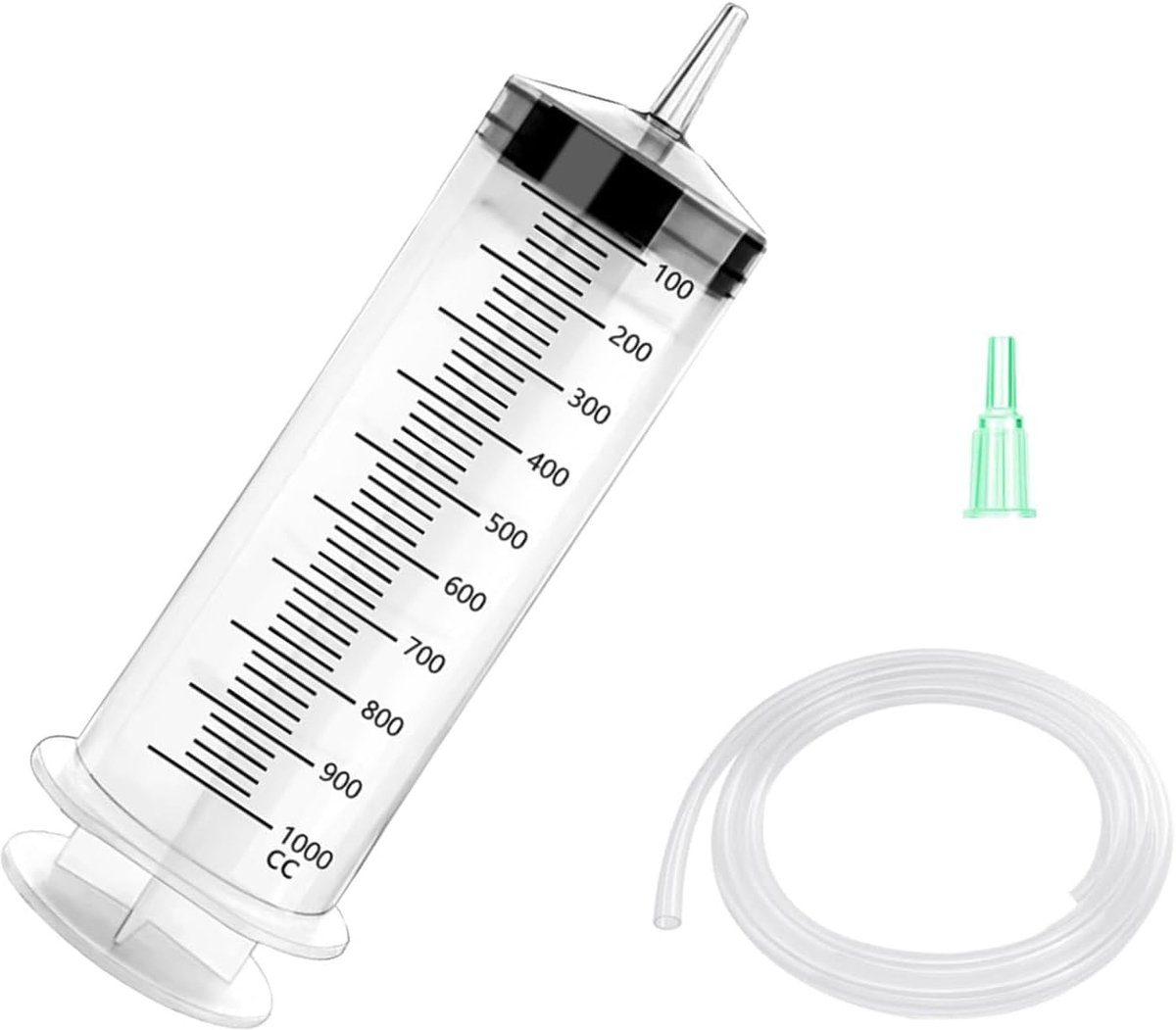 Spuit 1000 ml met slang - olie-afzuigpomp - robuust materiaal - ideaal voor vloeistoffen - ShopVlot