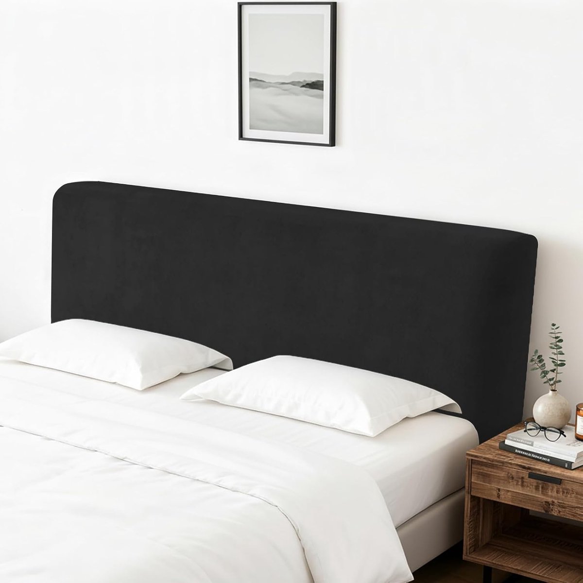 Bedhoofdbordhoes 180 cm - Rekbare Wasbare Hoes - Stofdicht en Verwijderbaar - Bescherming voor Boxspring Bed - ShopVlot
