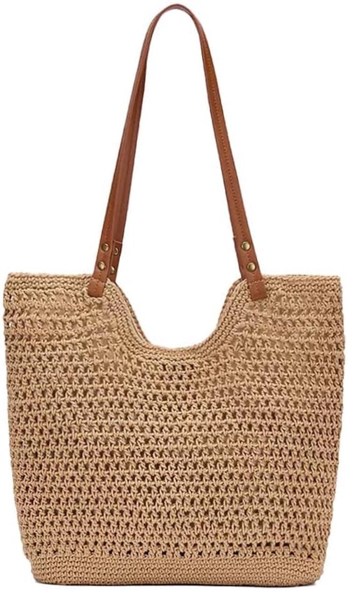 Strandtas dames - stoffen shopper - casual - ideaal voor zomervakanties - ShopVlot