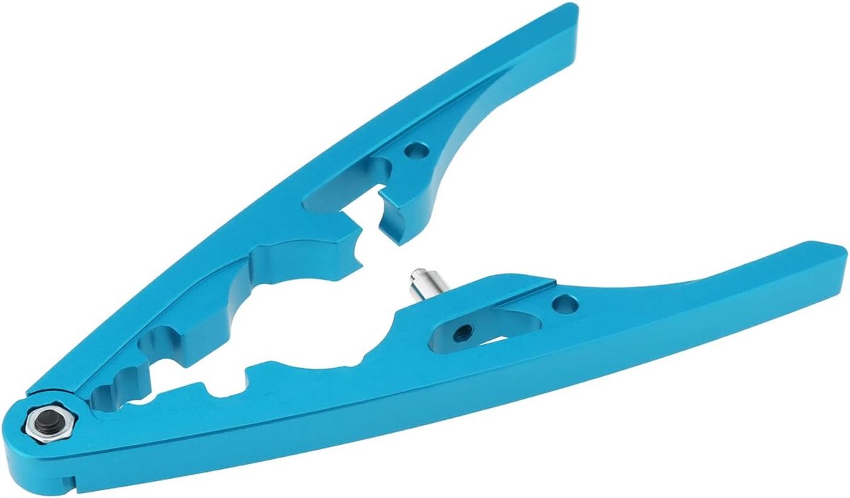 Schokdemper klem 103 x 7 mm - aluminiumlegering - sterk en duurzaam - voor Tam-iya 42276 - ShopVlot