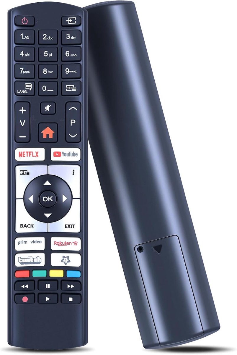Vervangende afstandsbediening voor Telefunken TV - brede compatibiliteit - eenvoudig te gebruiken - ShopVlot