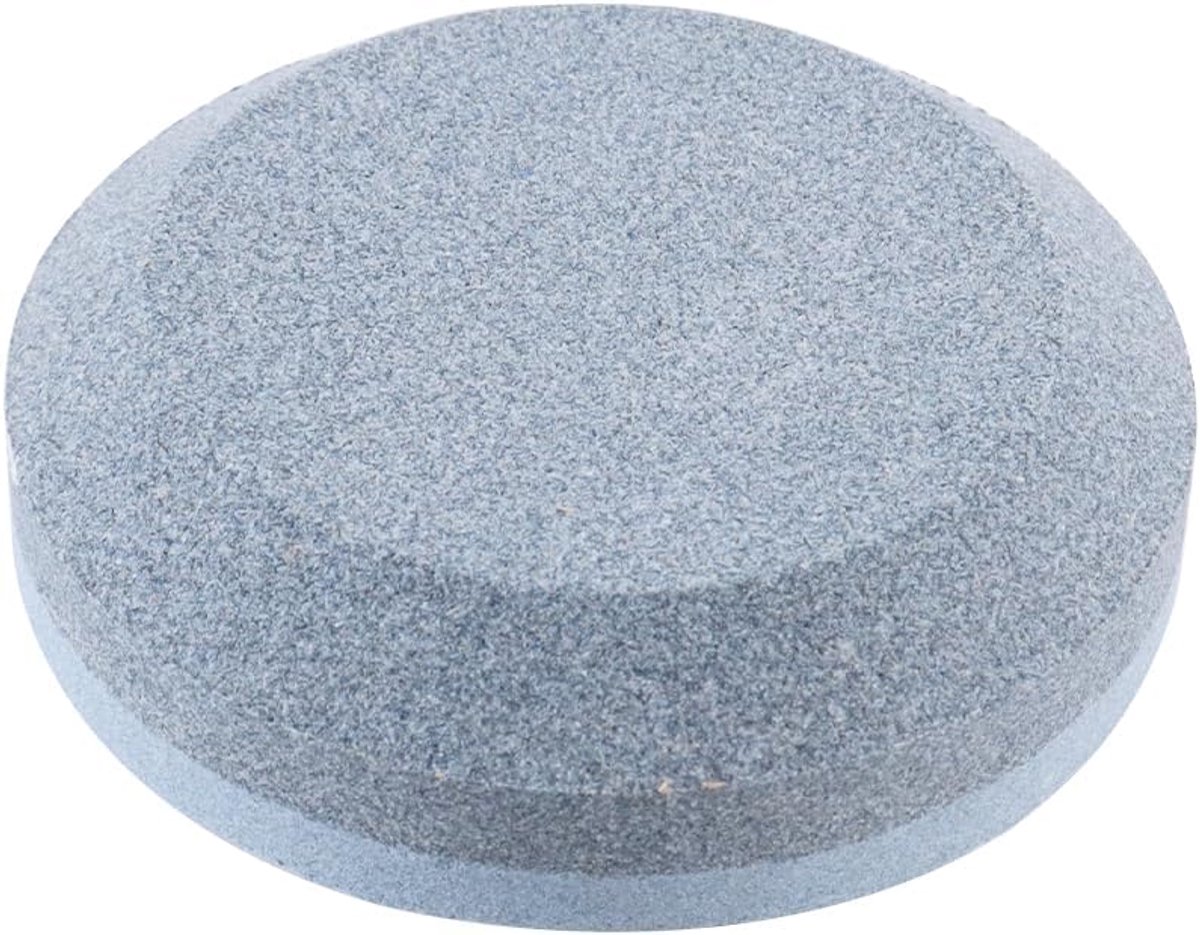 Slijpsteen 2-in-1 - 120/240 grit - draagbare ronde slijper - ideaal voor het scherp maken van messen - ShopVlot