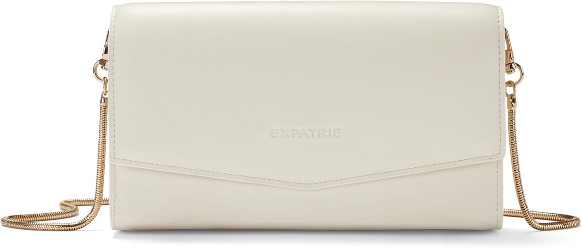 Kleine handtas dames - veganistisch kunstleer - clutch met afneembare ketting - ideaal voor bruiloft - ShopVlot