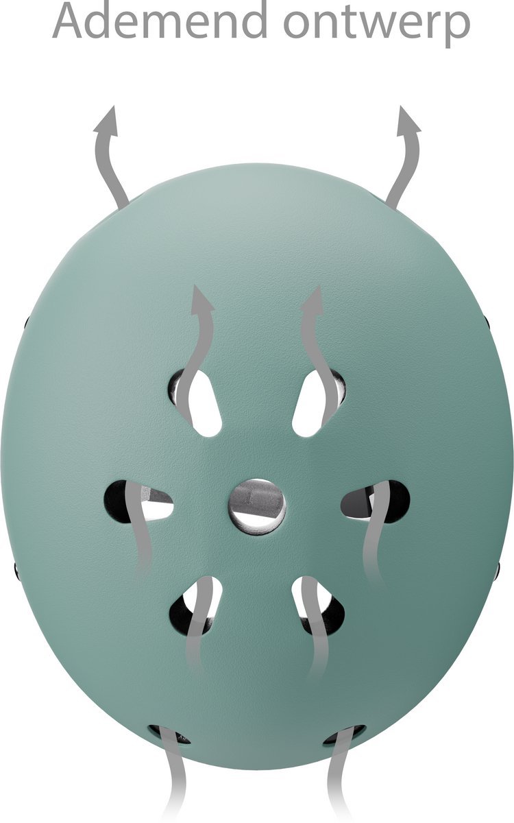 Liefjes & Co Kinderstep – Met Kinderhelm - Lichtgevende Wielen – Saliegroen — afbeelding 10