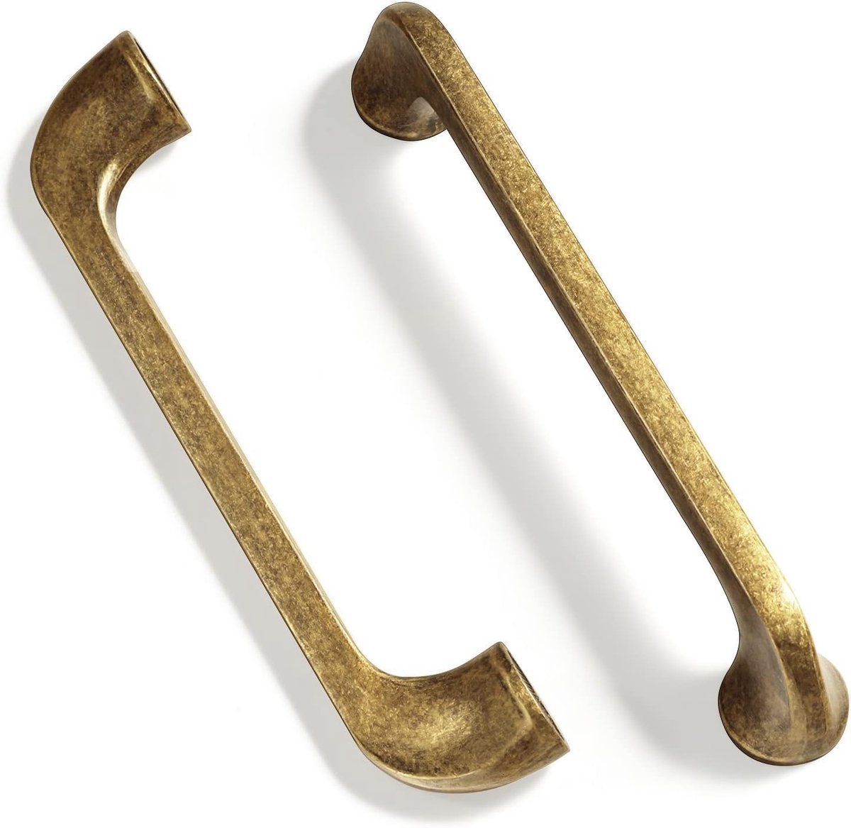 SYZOW 6 Pcs Vintage Cabinet Handles 96mm, Antique Brass Handles, Furniture Handles, Drawer Handles Kitchen Handles - ShopVlot