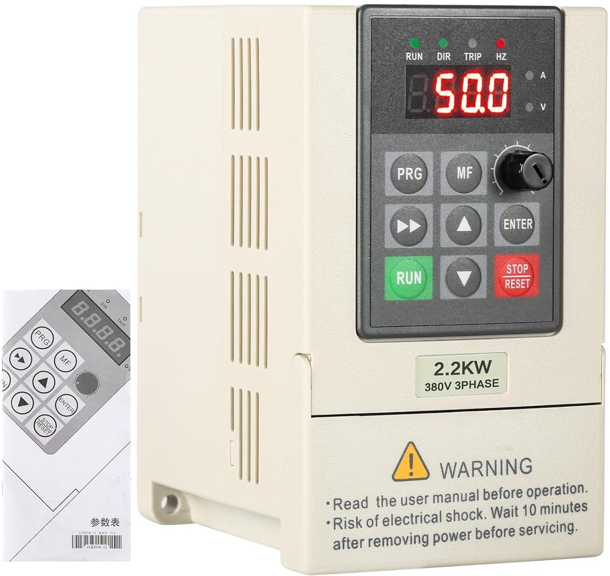 2.2KW Frequency Converter 400V Speed Controller 400V Motor VFD 3 Phase Input Output 380V Frequency Converter on CNC - ShopVlot