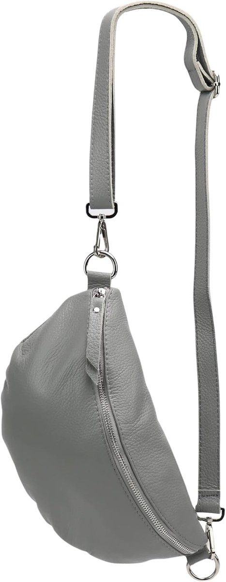 SH Leder ® Lala G399 Unisex Women's Men's Waist Bag for Festival, Travel Large Crossbody Bag Leather Bag 30 x 18 cm - ShopVlot