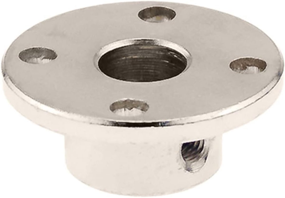 4mm silver alloy flange, anti-rust, strong, suitable for coupling of motor guide spindle - ShopVlot