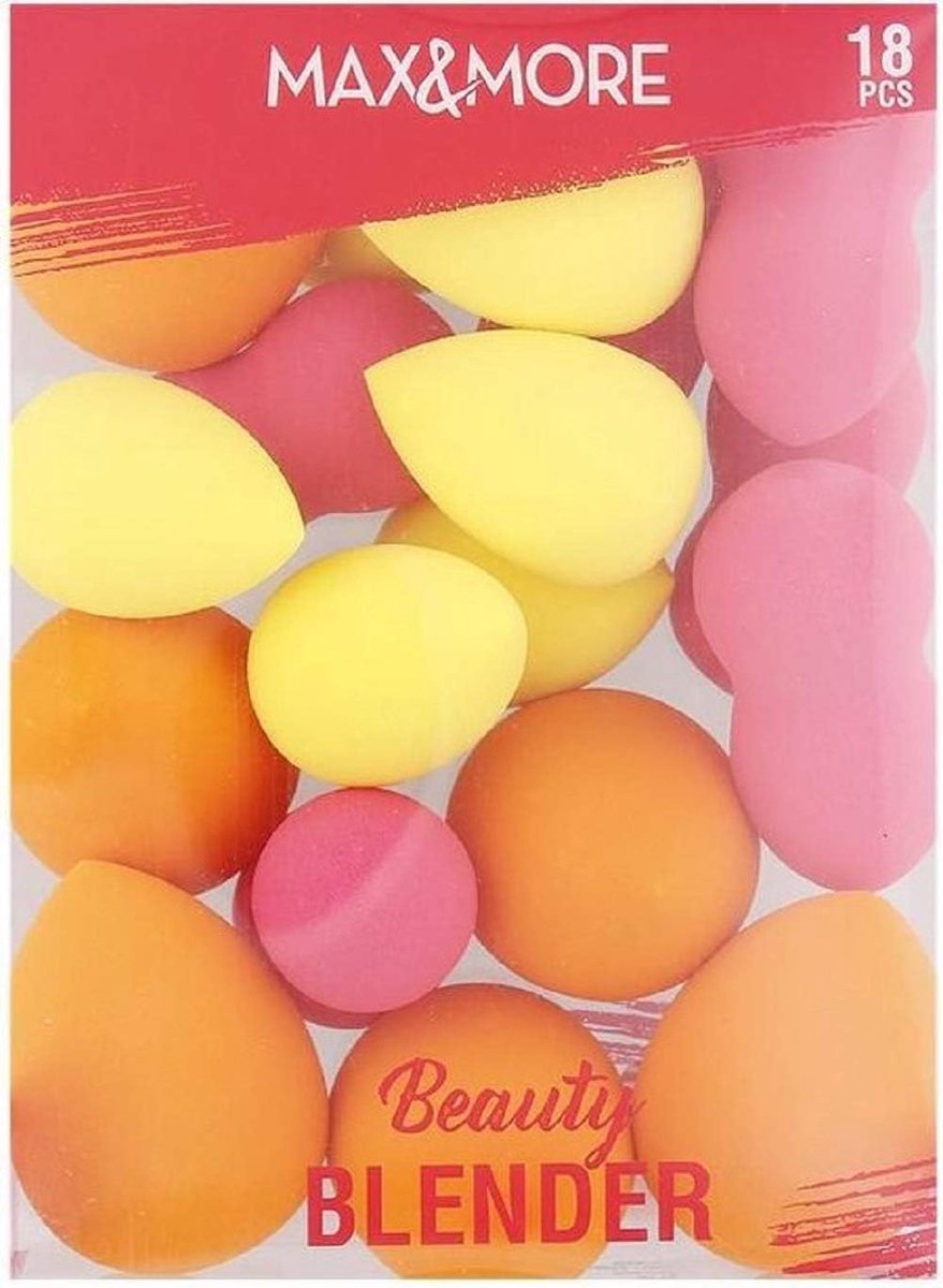 Beauty Blender Max&More Soft Makeup Sponges, Pack of 18 - ShopVlot