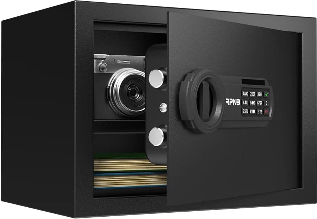 RPNB Safe For Home, Electronic Safe, Digital Safe, Security Safe, Furniture Safe, Steel Locking Bolts, Wall or Floor - ShopVlot