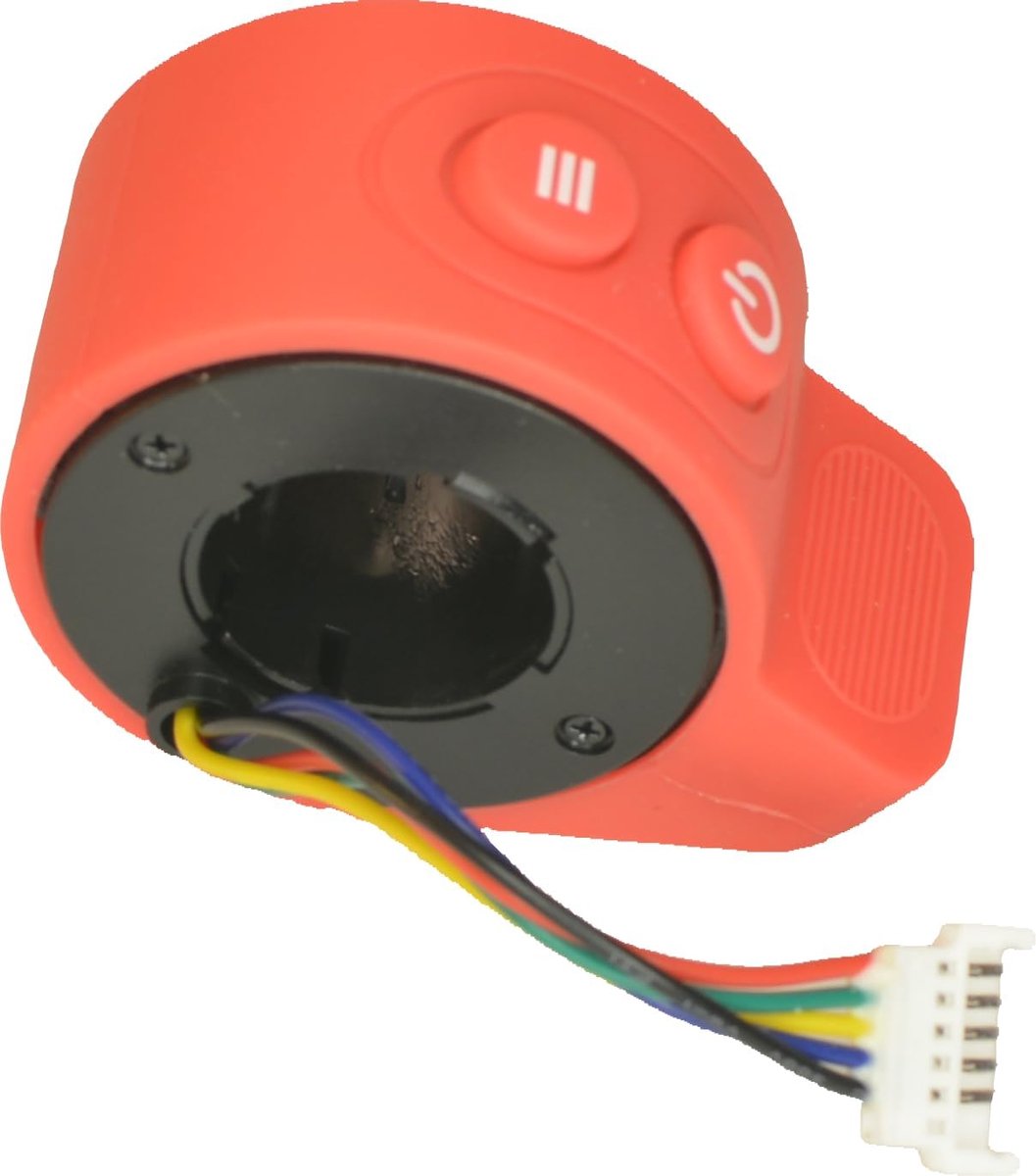 5 Pin Accelerator, 2 Keys Compatible with Cecotec Electric Scooters, Red, Standard Size - ShopVlot